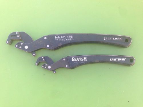 VINTAGE CRAFTSMAN CLENCH WRENCH #42310 And #42308-Made in USA