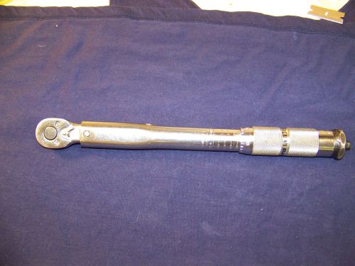Used proto 3/8&#034; drive  6064-5 professional ratchet torque wrench for sale