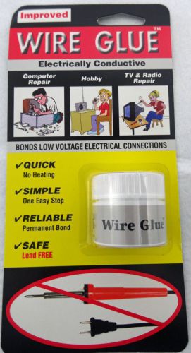 1 Wire glue Electrically conductive glue Bond low voltage electrical connections