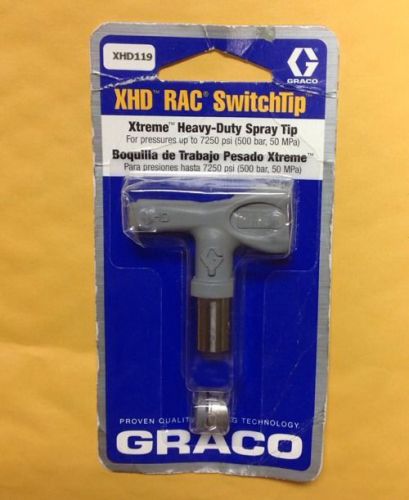 Graco XHD119 RAC SwitchTip Xtreme Heavy-Duty Spray Tip