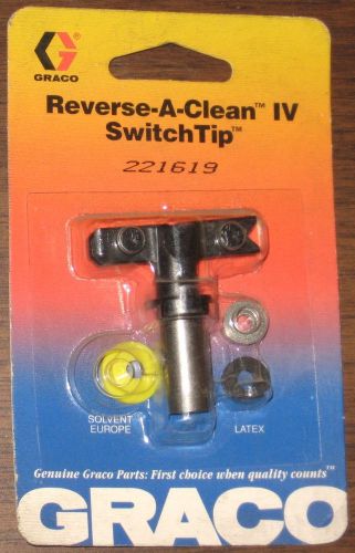 Graco 221619 reverse-a-clean iv (rac iv) switchtip airless spray tip for sale