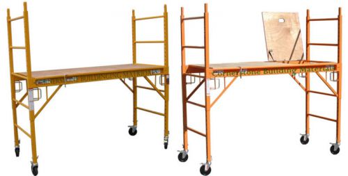 2 mfs scaffold rolling towers with u lock &amp;1 hatch deck for sale