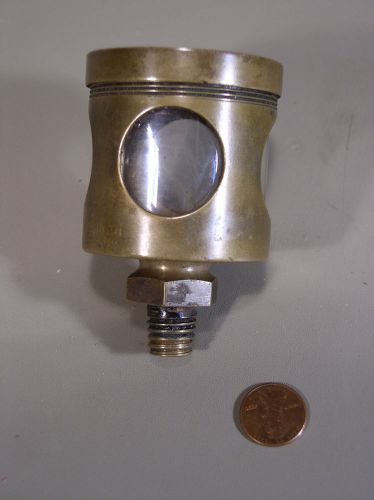 Hit &amp; miss engine oiler grease cup all brass for sale