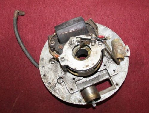 Clinton Gas Engine Motor Backing Plate Points Coil Flywheel 2