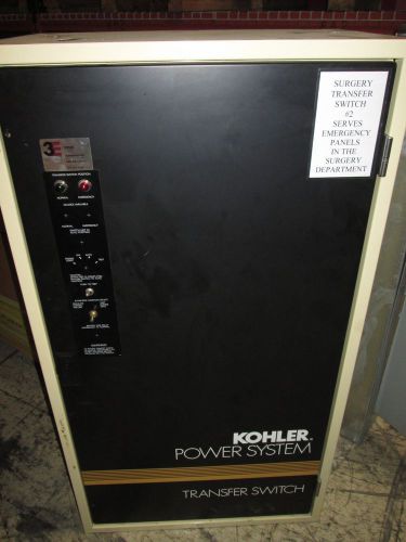 Kohler Automatic Transfer Switch K-168341-400 400A 208V 3P 4W 60Hz Used