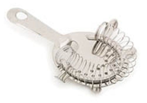4 Prong Bar Strainer - New Stainless Steel Coctail Tool for use with Shaker