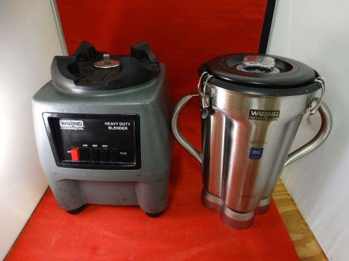 Waring CB10 Heavy Duty Food Blender 1 Gal Stainless Steel Commercial 3.75HP NSF