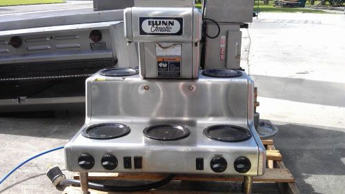 Bunn commercial coffee maker crtf5-35 5 warmers for sale