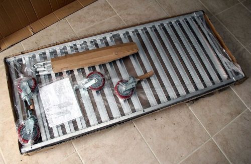 Bakery rolling mobile aluminum pan rack win-holt  al-1820bkd 18&#034; 20 pans for sale