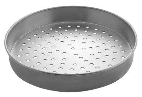 Allied metal cpp16x1 hard aluminum perforated pizza pan  straight sided  16 by 1 for sale