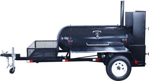 Meadow Creek TS250 Smoker Trailer With Reverse Flow Draft and Warming Box
