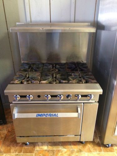Imperial Commercial 6 Burner Gas Range/Oven REDUCED