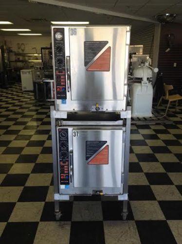 Xs-208-8-3 groen - used double convection steamer, intek, electric, for sale