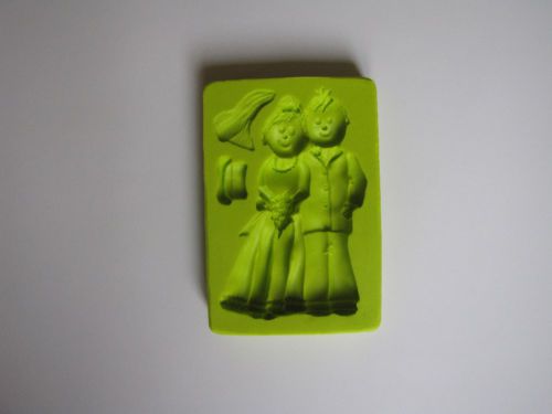 Handmade Craft of 3D BRIDE &amp; GROOM Silicone Mold