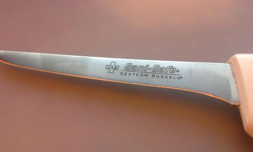 5-Inch Narrow Boning Knife#S 135N5. Sani-Safe by Dexter Russell. NSF Approved