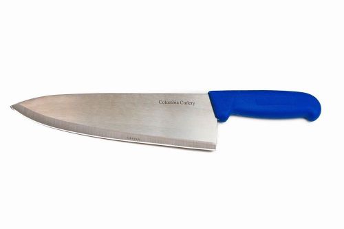 8&#034; columbia cutlery chef knife - blue handle - brand new and very sharp! for sale