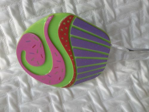 &#034;cook&#039;s collection&#034; baker&#039;s cupcake theme silicone flexible spatula 10&#034; for sale