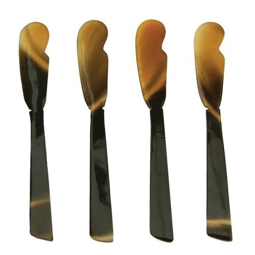 Be home mixed horn butter knives set of 4 for sale
