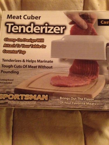 NEW Meat Tenderizer Cuber Heavy Duty Flatten Tenderize Stainless Steak Cast Iron