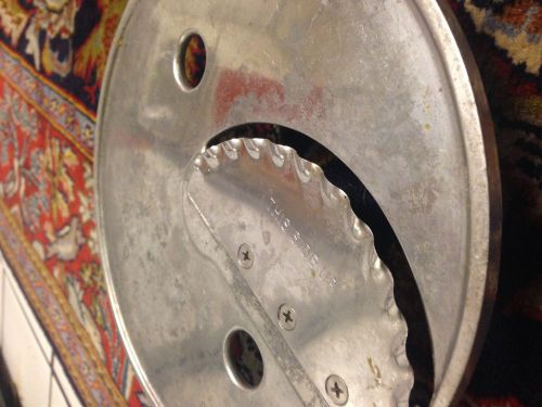 Used Waring Commercial CFP20 Food Processor Waved Slicing Disc  5/64-Inch