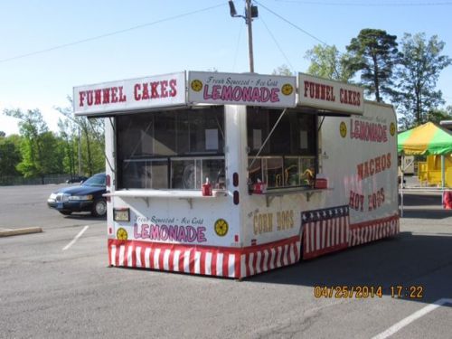 Concession trailer food trailer fully equipped show ready for sale
