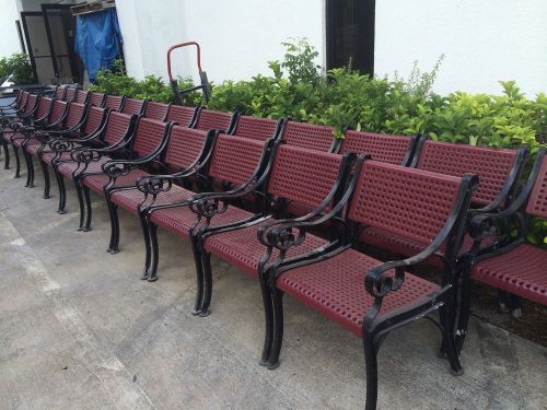 Outdoor Cast Aluminum Commercial Restaurant / Patio Chairs