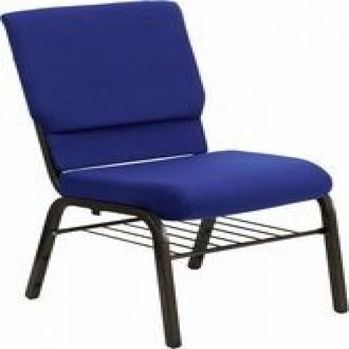 Flash Furniture XU-CH-60096-NVY-BAS-GG HERCULES Series 18.5&#039;&#039; Wide Navy Blue Chu