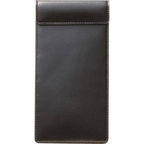 MUJI MOMA Black cow leather cowhide CLIPBOARD Receipt, note or memo holder