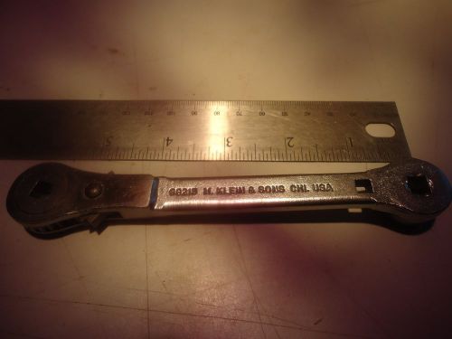 Klein &amp; Sons refrigerator maintenance ratcheting box end  wrench___________SE-83