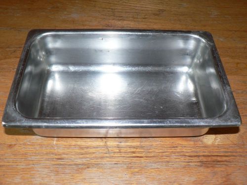 SECO WARE  1/4 sz STAINLESS STEEL OffsetShoulder Steam Table Pan 2.5&#034; Deep