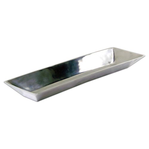 Lunares 24” Silver Rectangle Serving Platter