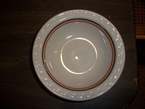 Syracuse China Econo Rim 8 FRUIT-DESERT BOWLS Vintage Set Dinnerware/Resaurant