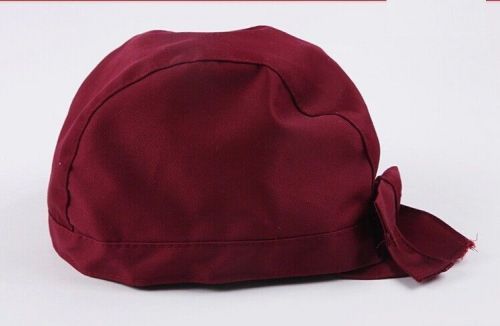 The Printing Ribbon Hat Fashion Red Baotou Chef&#039;s Turban Hat
