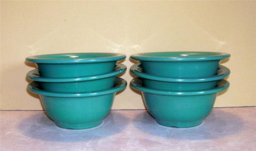 Carlisle Durus Soup Bowls, 10 oz. 5-5/8 in, Melamine, Dallas Ware, Green N43038