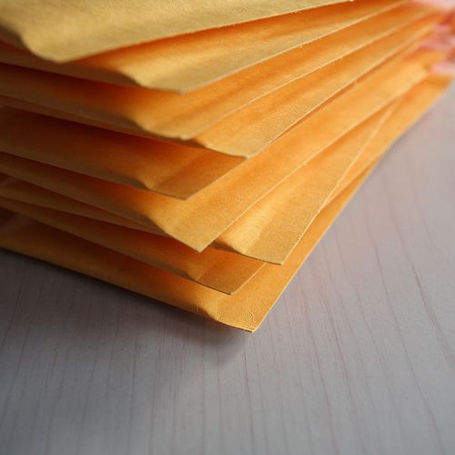 FM 10X 90*130+40mm Kraft Bubble Bag Padded Envelopes Mailers Shipping Yellow CA3