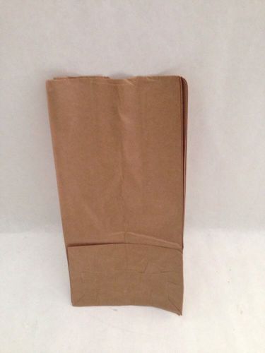 Duro Craft Brown Paper Bag #4 500 Pc 5&#034;W X 3 1/8&#034; D X 9 3/4H
