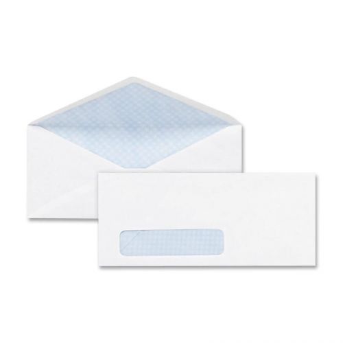Quality park security envelopes - single window - #10 [4.13&#034; x 9.50&#034;] (qua90130) for sale