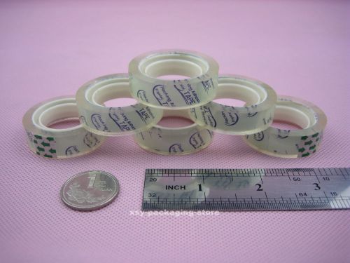 1 roll packing clear sellotape crystal scotch tape 12mm x 15yard_1&#034; core for sale
