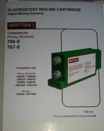 MRP7668 Fluorescent Red Ink Cartridge