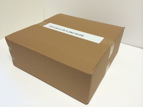 50 Large 14x14x10 Cardboard Shipping Boxes Hard Corrugated Cartons High Quality