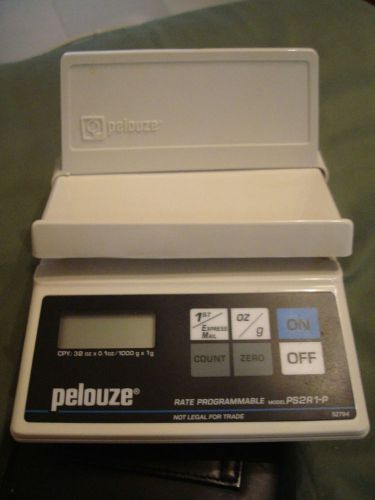 Pelouze ps2r1-p digital scale  2 lb capacity with 0.1oz/ 1 kg with 1 gr accuracy for sale