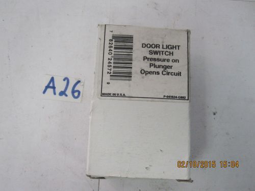 Edwards 502A Momentary Door Light Switch Pressure on Plunger Switch