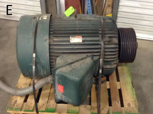 Reliance duty master 125 hp tefc wash down motor 1760 rpm 3.375&#034; shaft for sale