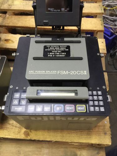 Fujikura Arc Fusion Splicer FSM-20-CSII BEST OFFERS ACCEPTED FREE SHIPPING