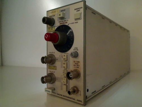 Tektronix 5A21N Differential Amplifier Plug-In for Tektronic Oscilloscopes #3488