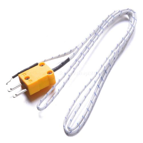 1pcs k type thermocouple probe sensor for digital thermometer 1m swtf for sale