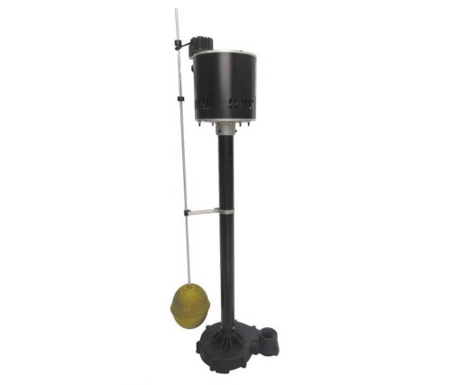 Pedestal non-submersible sump pump, 1/3 hp, 115v, vertical switch | (18a) for sale