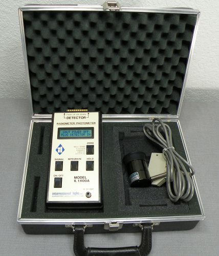 International Light Technologies IL1400A Photometer Radiometer + SEL 240 Sensor