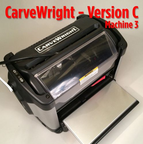 Carvewright cnc carving machine - version c - &#034;new&#034; only ran to test - 21 mins for sale