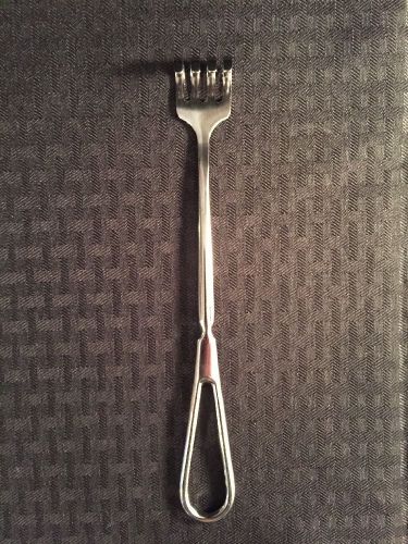 GRIESHABER General Operating Retractor 4 Blunt Prongs 8.5&#034; Long Great Condition
